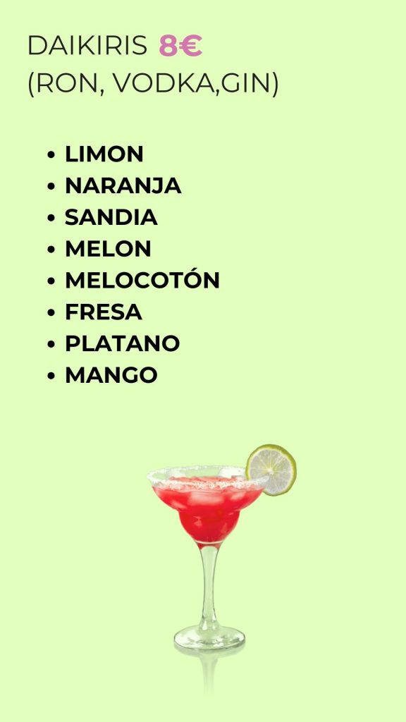 Sabores de daikiri